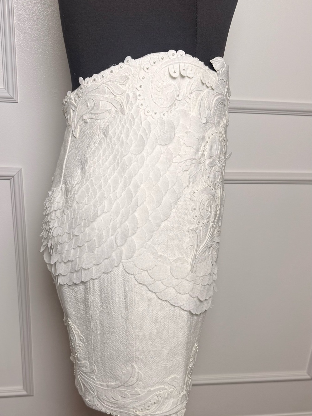 Zimmermann Tama Appliqué Filagree Mini Skirt size 2 Runway Collection Rare - Picture 8 of 15